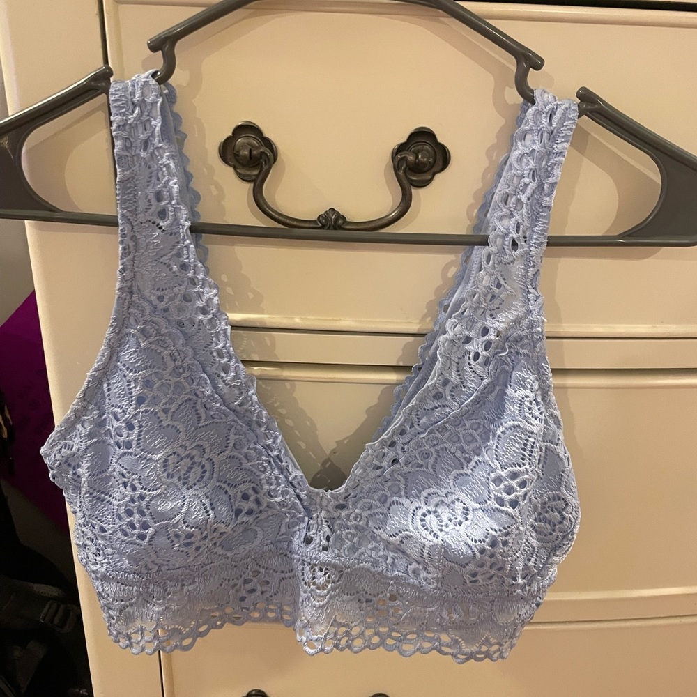 Aerie Blue Lace Bralette